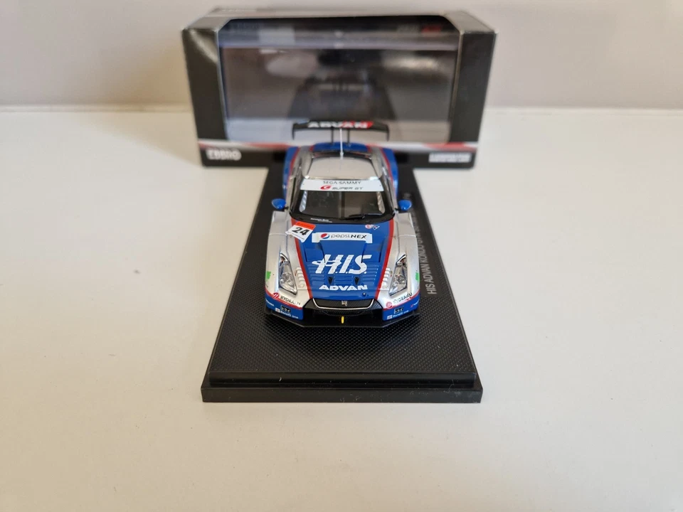Ebbro 1/43 Kondo Nissan GT-R Oliveira/Yasuda - Fuji, Super Gt 2010 - 44444 - Immagine 2 di 4