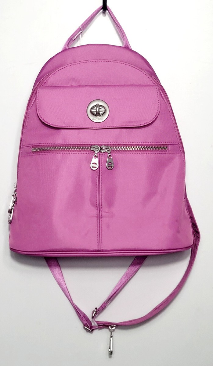 baggallini Womens BACKPACK Adjustable Strap PINK Travel Bag  display picture 2