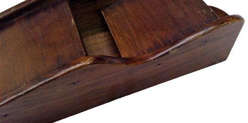 Portacartas de pared de madera vintage de 2 bolsillos hecho a mano independiente 6" x 31/2" x 15" - Imagen 18 de 20