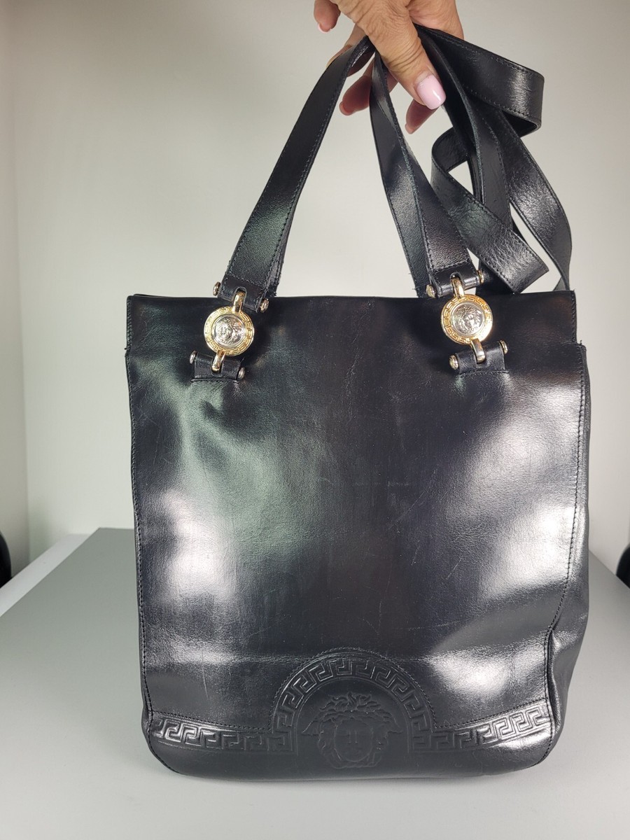 Medusa leather tote bag 2025
