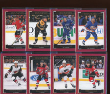 2017-18 O-Pee-Chee Glossy Rookies Red Partial Set 8 Of 10    *7260