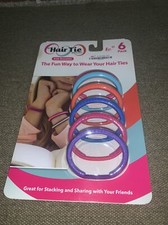 My Hair Tie Bracelets - 6-Pack Kids Bracelets / Hair Ties, Multicolor. New.