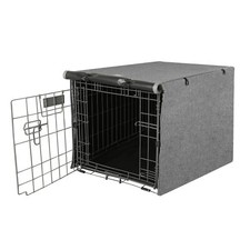 Dog Crate Cover - Kennel Cover for 42 Inch Dog Crate Double Door Polyester Cr...