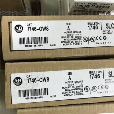 New Factory Sealed AB 1746-OW8 SERA SLC 500 8 Point Relay Output Module 1746-OW8