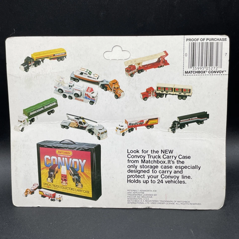 Remolque Matchbox Convoy CY9 1983 Kenworth convencional caja amarilla Stanley Foto 4 de 4