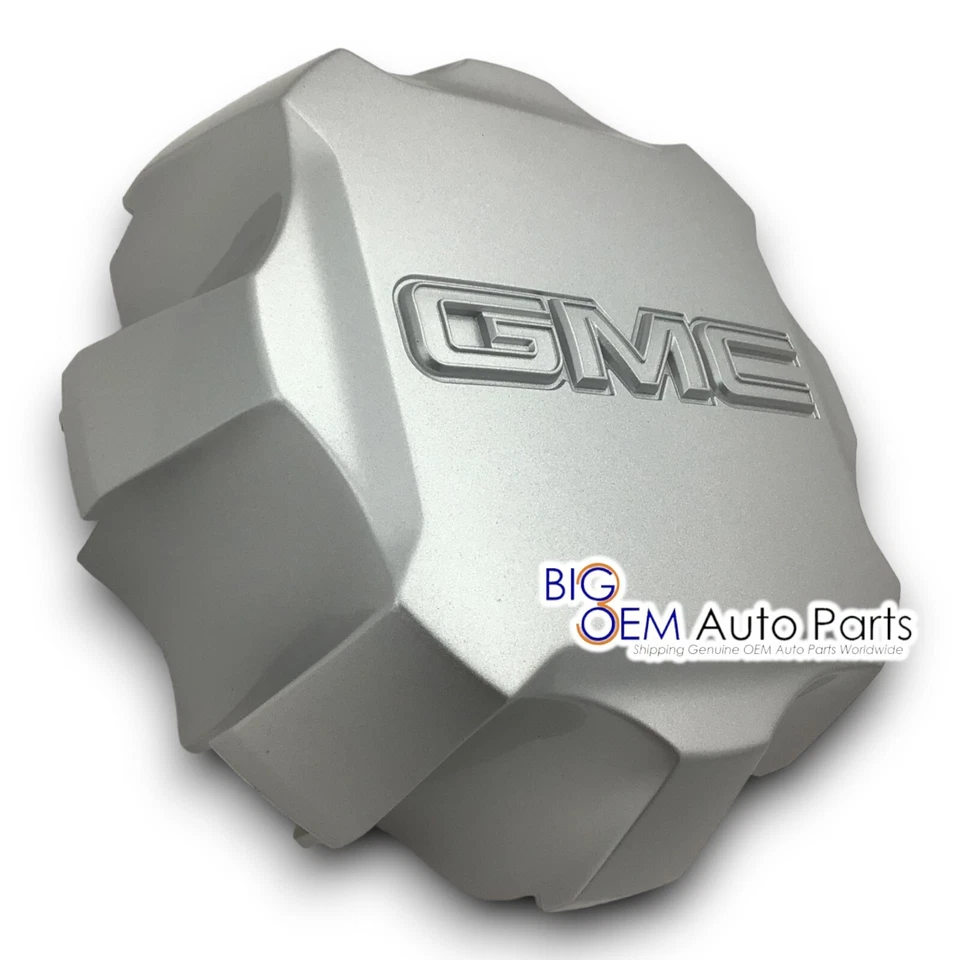 GMC Sierra 2500 3500 2020 tapacubos de rueda delantera trasera de aluminio OEM nuevo 233378309 Foto 2 de 4