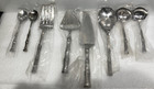 Oxford Hall Stainless Bamboo Serving Set 8 Pieces