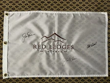 Jack Nicklaus And Jim Mclean Signed Flag 2007