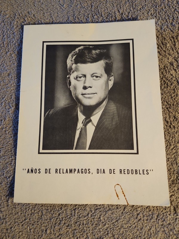 Original Program Years Of Thunder, Day Of Drums J. F. K. Philippines  1964  Rare