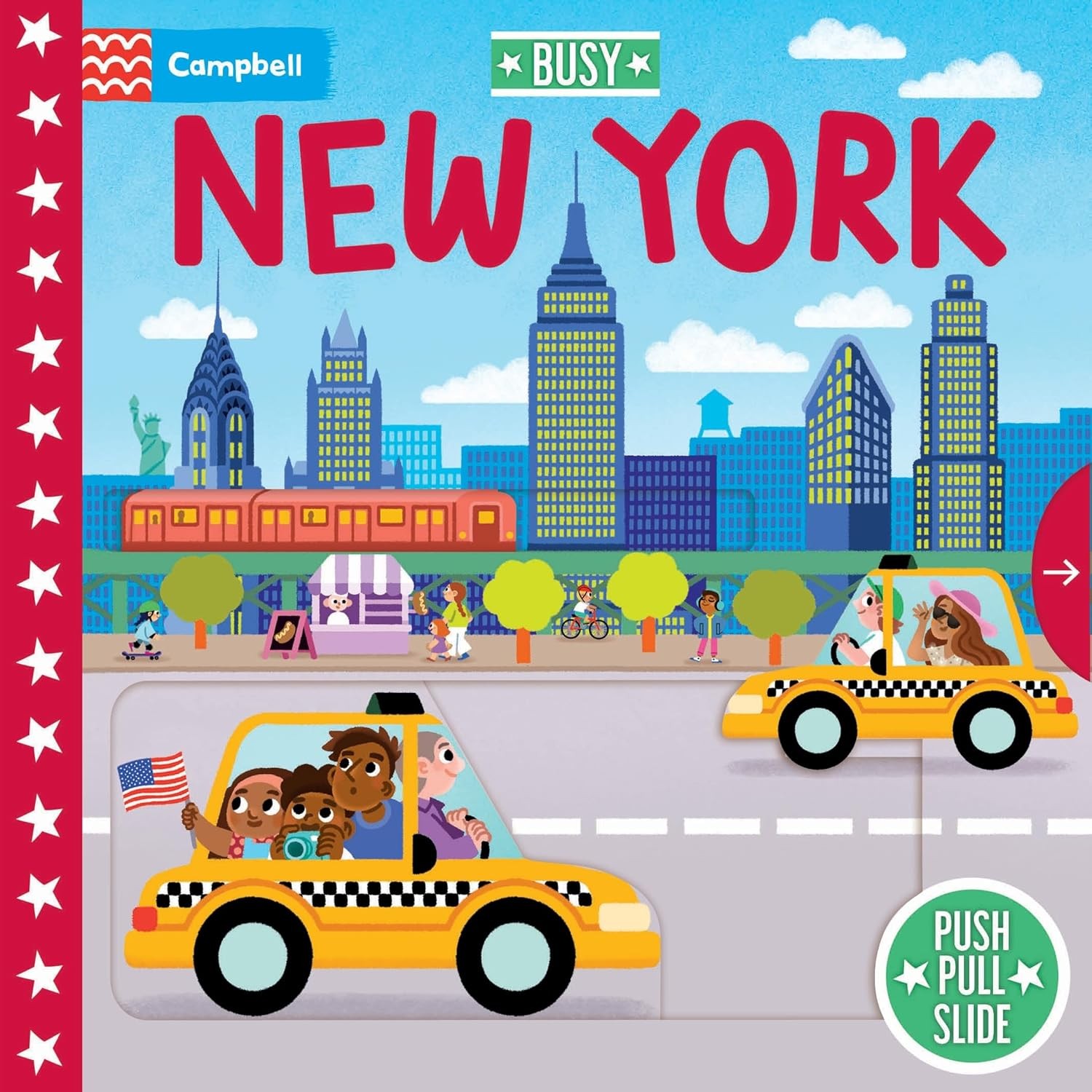 Busy New York : A Push, Pull, Slide Book Campbell Books - Image 7