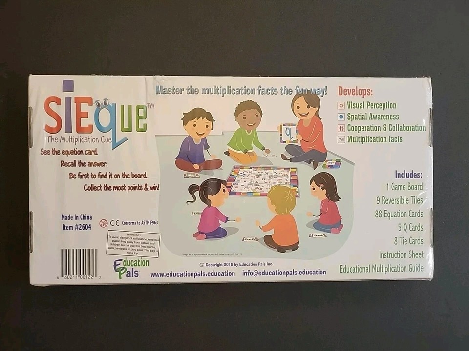 SiEque Cool Math Games for Kids & Adults - Best Party Games - Award ...