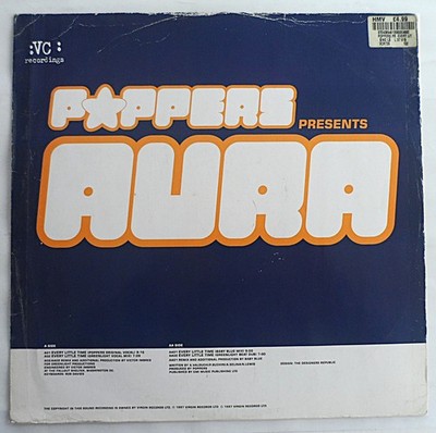 POPPERS presents AURA - EVERY LITTLE TIME 12'' VINYL 1997 VIRGIN VCRT26 *G+/F*