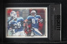 BAS 2008 Upper Deck Masterpieces Kevin Dyson #54 Authentic Auto ow6