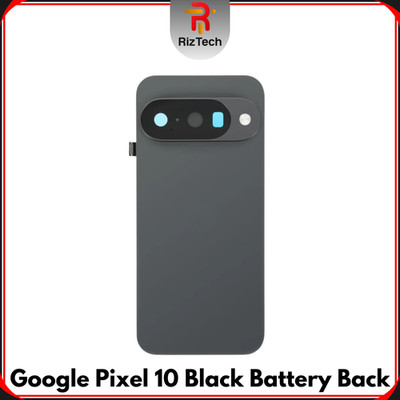 Für Google Pixel 10 Ersatz Akkudeckel Backcover mit Kameralinse (schwarz) - UK