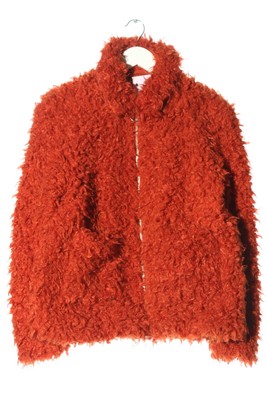 YAS Kunstfelljacke Damen Jacke Gr. DE 36 rot Casual-Look