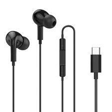 USB Wired Earbuds with Microphone