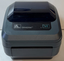 Zebra GK420d Label Printer 203dpi Direct Thermal 4" USB Ethernet NO PSU