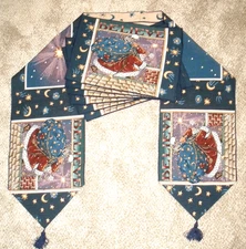 Mary Engelbreit BELIEVE Christmas Santa SET 6 Placemats & Table Runner