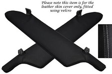 GREY STITCH FITS VW T4 TRANSPORTER CARAVELLE CAMPER 2X SUN VISORS COVERS