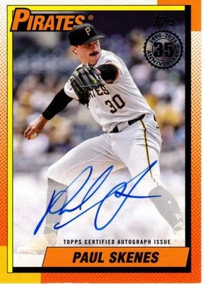 2025 Topps Series 1 - 1990 Topps Baseball Autographs Paul Skenes