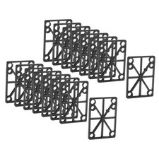 PATIKIL 1/8" Skateboard Riser Pads, 16 Pcs PP Skateboard Shock Pads Angled We...