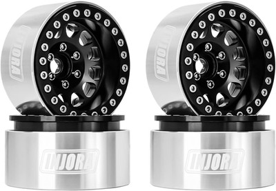 INJORA 1.9 Beadlock Wheel Deep Dish Negative Offset 10.4Mm Wheel Rim for 1/10 RC