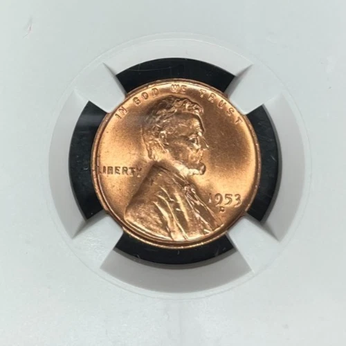 1953-D LINCOLN WHEAT CENT ~ NGC MS 66 RD ~BEAUTIFUL COIN~