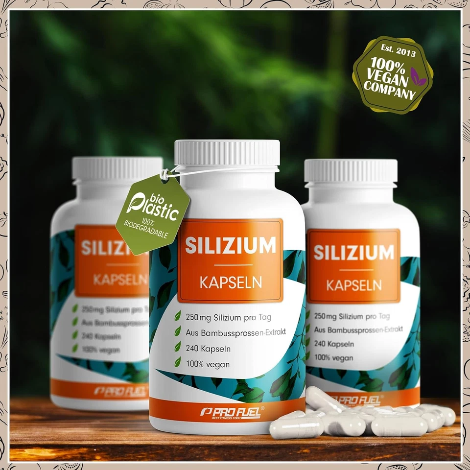 Silizium hochdosiert 240 Kapseln - 714 mg siliziumreiches... - Bild 4 von 4