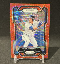 Panini Prizm 2024 Kevin McGonigle Red Wave Prizm #142 Detroit Tigers Baseball