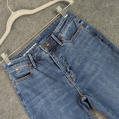 Talbots Flawless High-Waist Barely Boot Jeans Blue Medium Wash 2P Petite