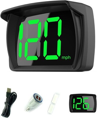 Shkalacar Car HUD Headup Display KM/H MPH GPS Digital Speedometer with 