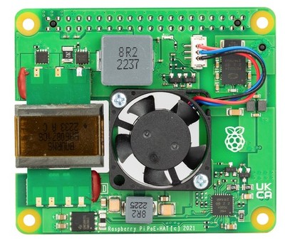 Power over Ethernet (PoE+) HAT für Raspberry Pi 4 & 3B+