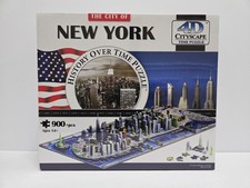 The City Of New York History Over Time Puzzle 4D Cityscape 900 pcs NEW