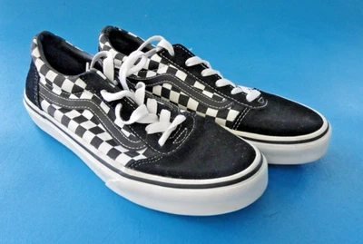 Vans Off The Wall Black & White Checker Skater Sneakers Size 5 Youth Unisex EC - Image 1 of 4
