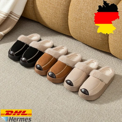 COZYSTEP Damen Winter Hausschuhe – Warm & Weich, rutschfest, Flanell, EVA-Sohle