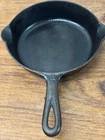 Vintage Griswsold Erie PA Small Block Logo #5 Cast Iron 724 Double Spout Skillet