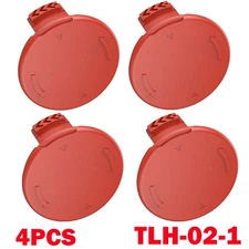4PC Red Grass Eater Spool Cap Cover For Hyper Tough Trimmer HT19-401-003-06 NEW