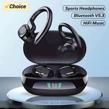TWS Wireless Bluetooth Earphones Headphones Sports Ear Hook Running Bass Earbuds