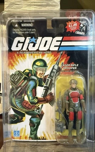 GI Joe 2008 Flash Laser Rifle Trooper With Star ⭐️ Case MOC