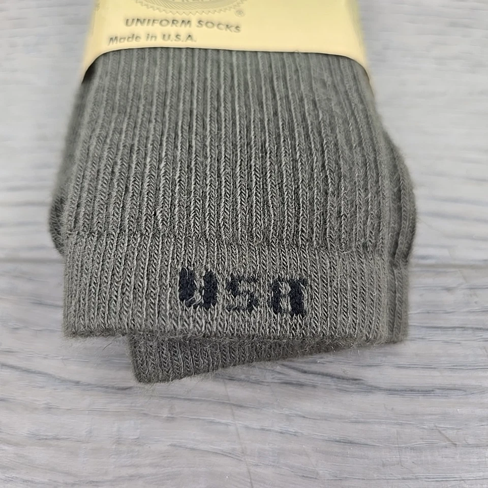 Boy Scouts Official Uniform Sensura Crew Green Socks - Size Large *NEW* - Image 2 of 4