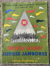 1957 World Scout Jubilee Jamboree Official Programme Held Sutton Park, Warwicks