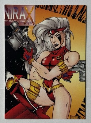 SIGNED 1994 Nira X Cyberangel #1 Promo Card MINT CONDITION      