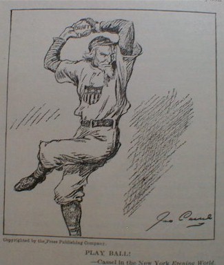 Uncle Sam Baseball 1917 Russische Revolution - Bild 1 von 1