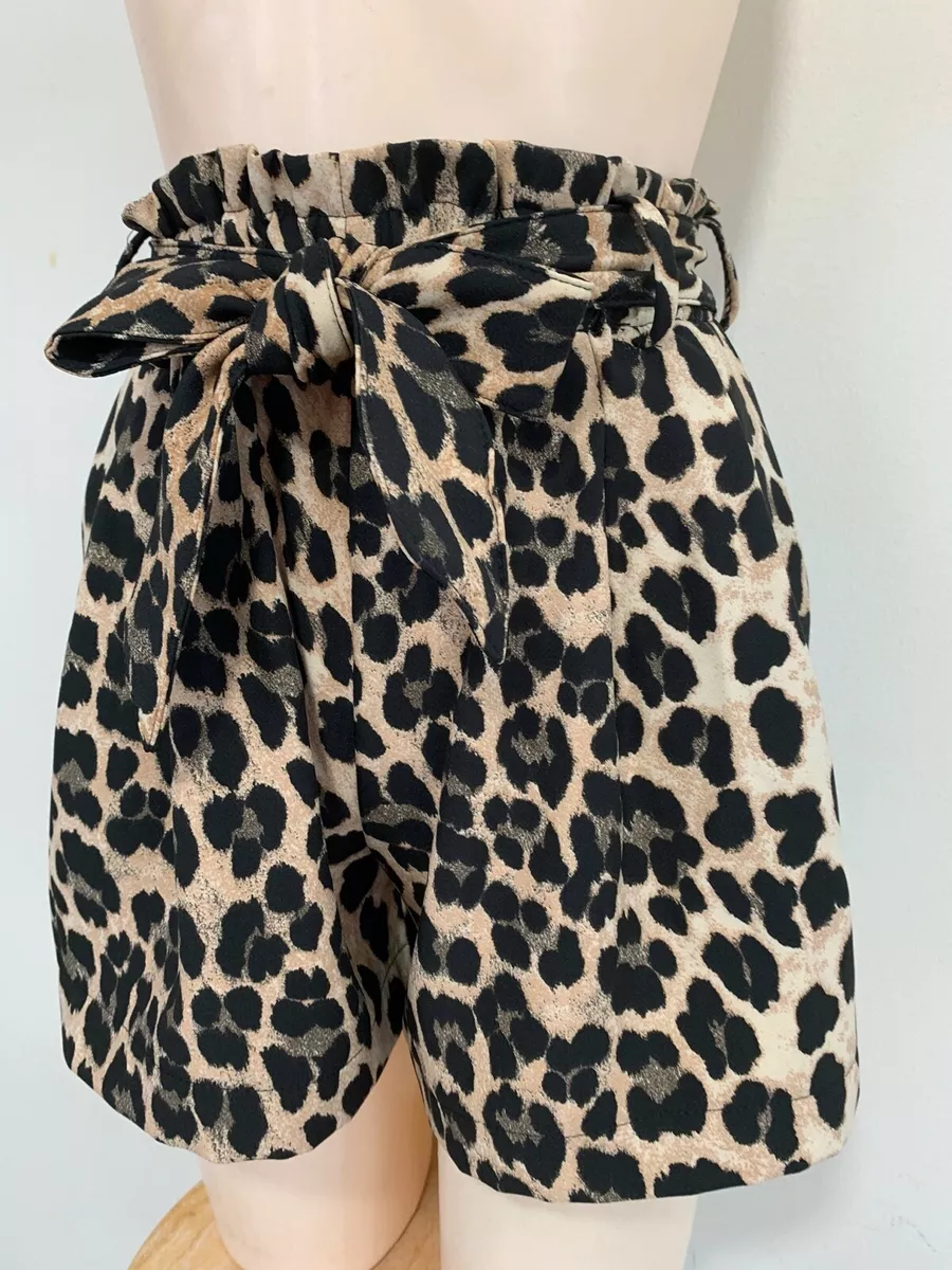 Animal print bermuda shorts sale