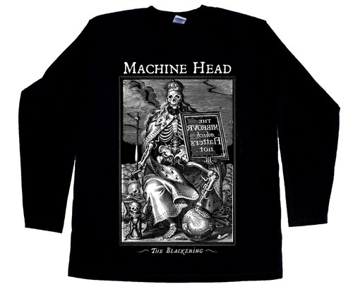 machine head the blackening NUEVA CAMISETA NEGRA MANGA CORTA LARGA 345XL - Imagen 3 de 3