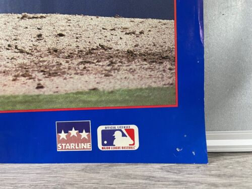 Nolan Ryan Starline Poster 1989 Texas Rangers MLB Vintage 34" x 22" - Picture 3 of 12
