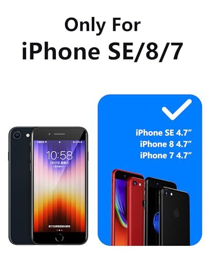 for iPhone SE Case 2022/3rd/2020/2rd,for iPhone 8/7 Case,[Full Camera Green - Picture 2 of 7