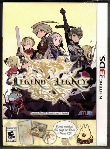 Legend of Legacy LE - Artbook & Track 3DS (Brandneu Factory Sealed US Version) N - Bild 1 von 2