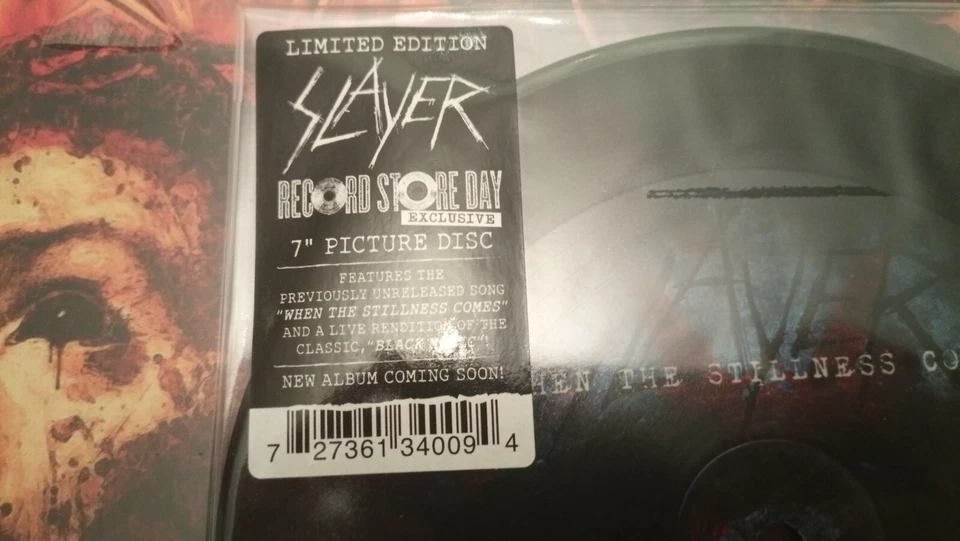 Slayer Repentless Box Set Picture Vinyl When The Stillness Comes Single - Bild 3 von 4