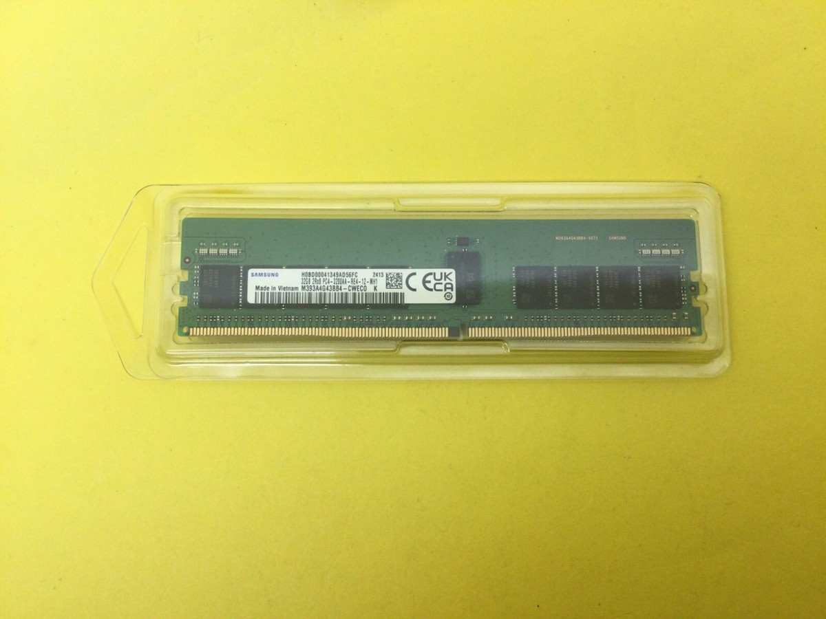 SAMSUNG 32GB (1X32GB) 2RX8 PC4-3200AA DDR4 SERVER MEMORY